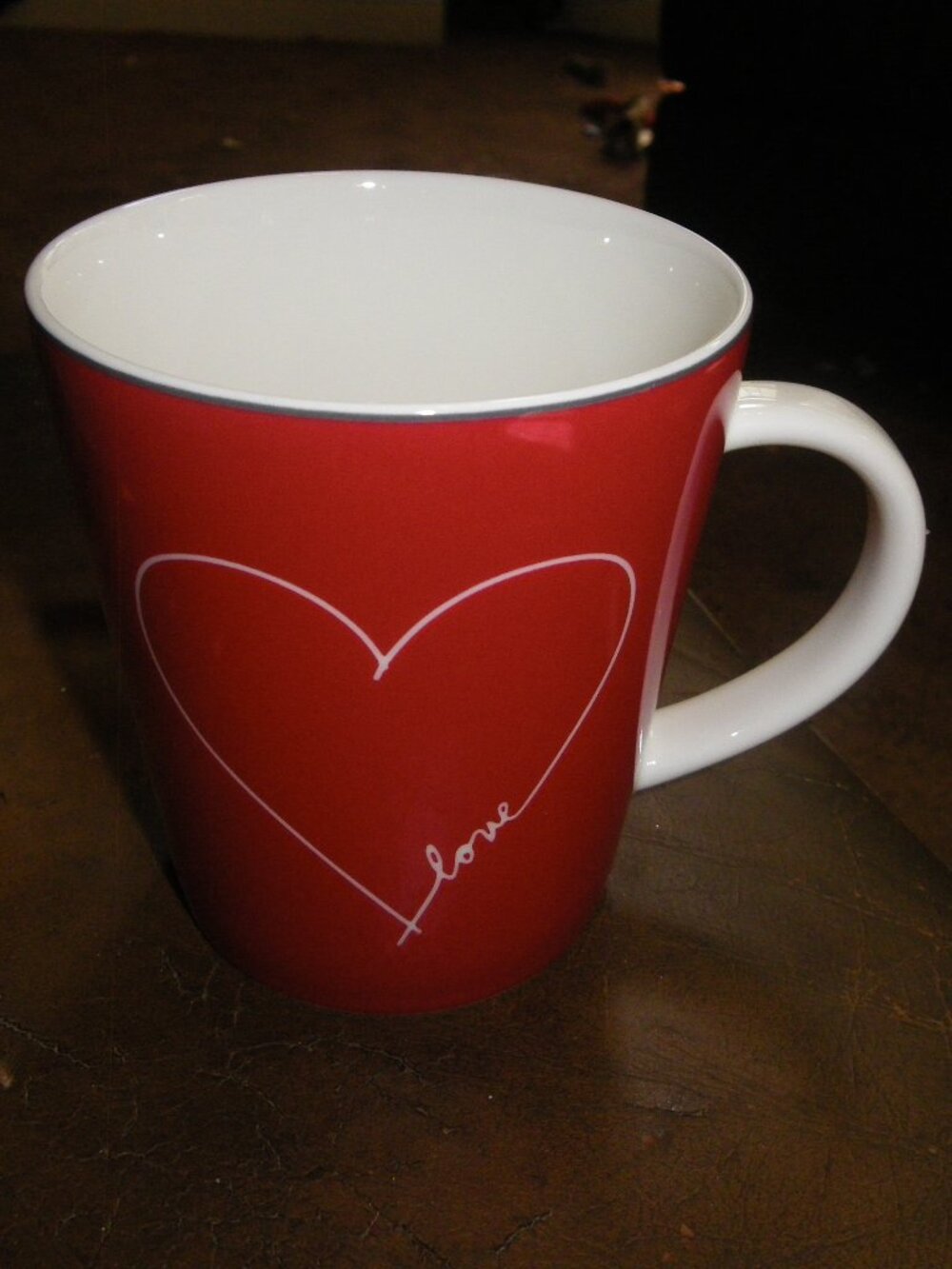 Ellen Degeneres Crafted by Royal Doulton Love Big Heart Coffee Tea Mug 16 oz